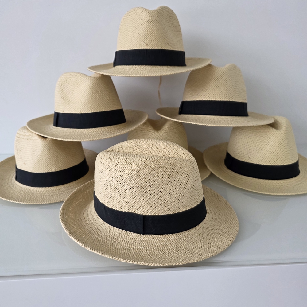Halogen Cream Fedora with Black Band - Picture 6 of 7